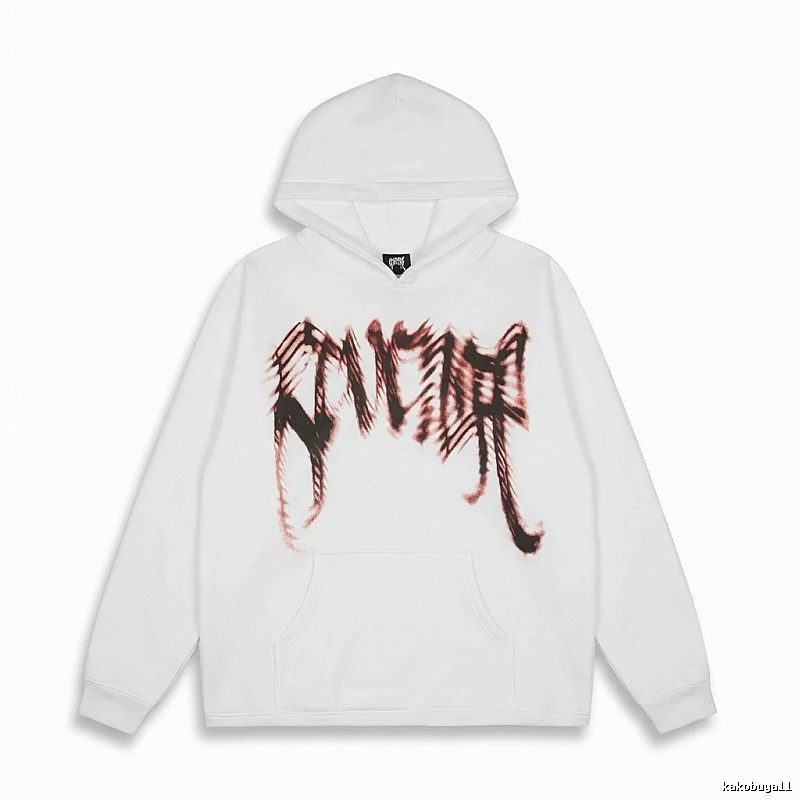 Revenge Gothic Style White Hoodie