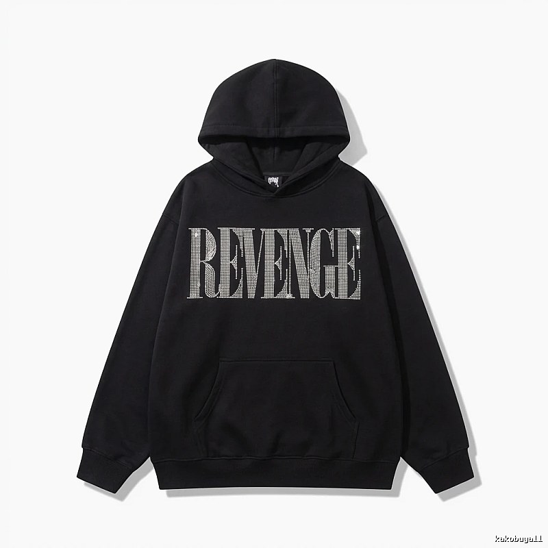 Revenge Letter Wind Black Hoodie