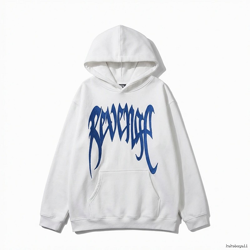 Revenge trendy and cool style white hoodie