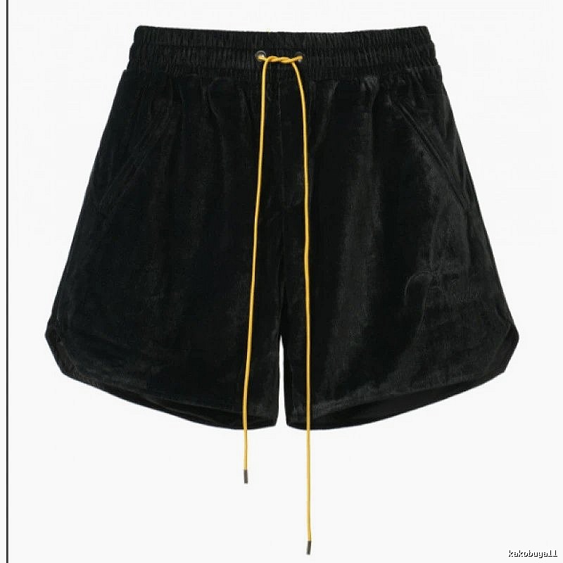 RHUDE black casual shorts