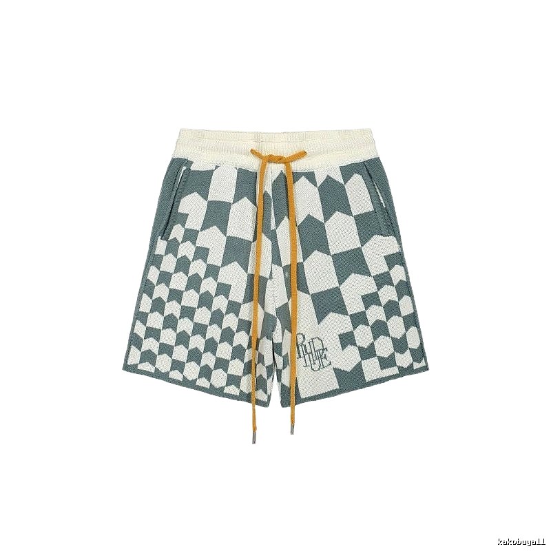 RHUDE Checkered Casual Shorts