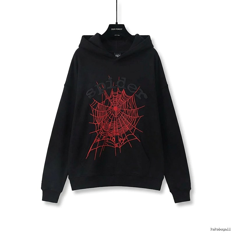 Sp5der cobweb - style black sweatshirt