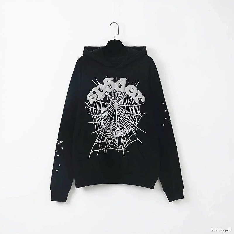 Sp5der Spider Print Black Sweatshirt