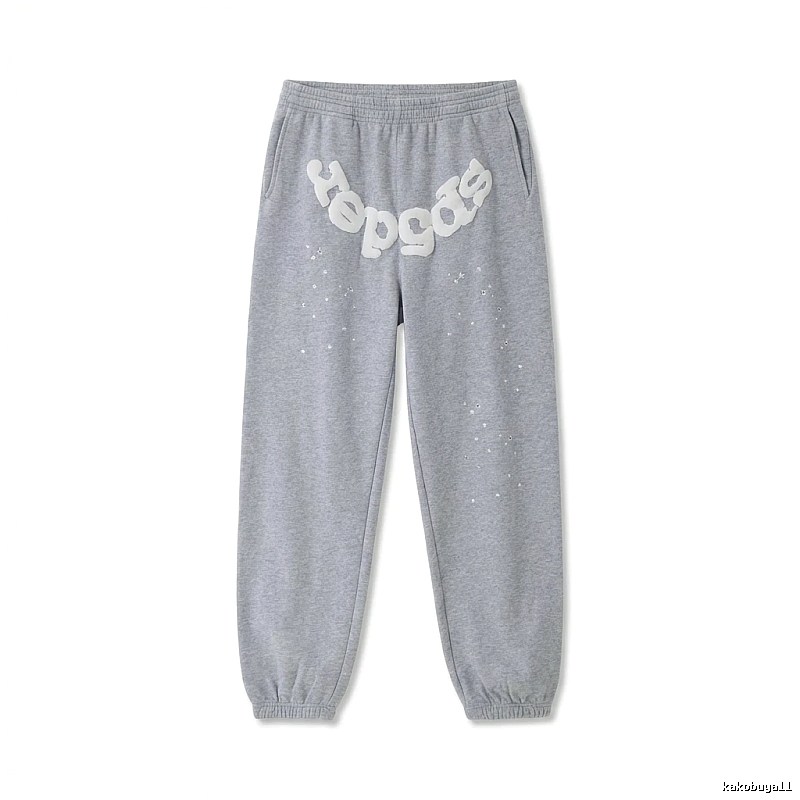 Sp5der Starry Rhinestone Wind Track Pants