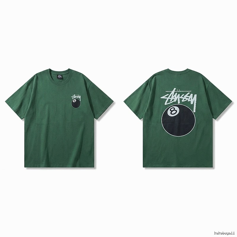 Stussy Black Eight Series Trendy and Cool Style T-shirt