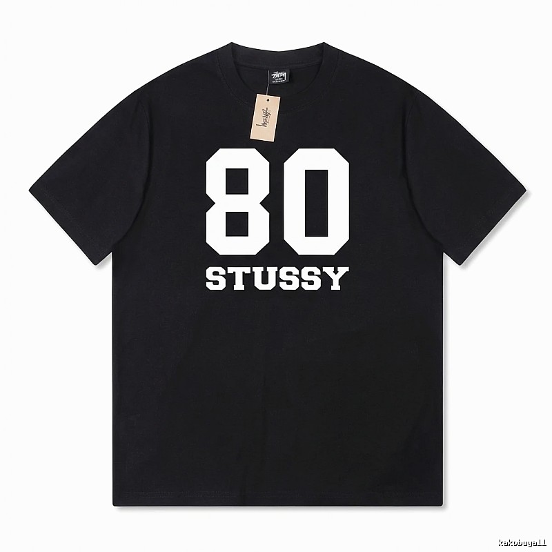 Stussy digital style black T-shirt