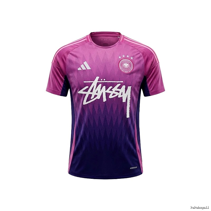 Stussy Gradient Style Pink-Purple T-shirt