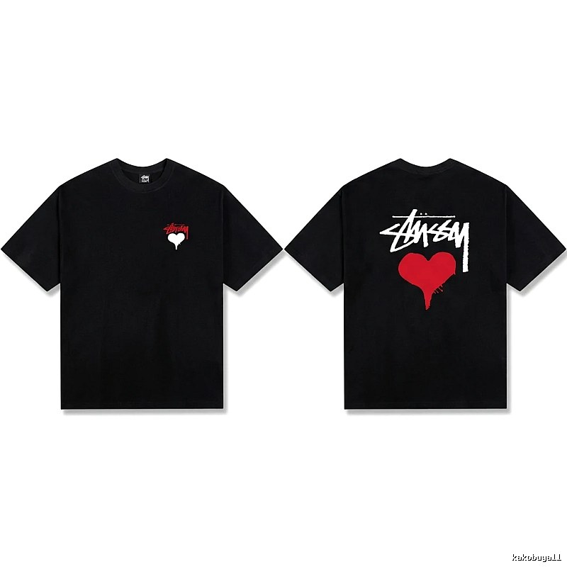 Stussy Love Graffiti Style Black T-shirt
