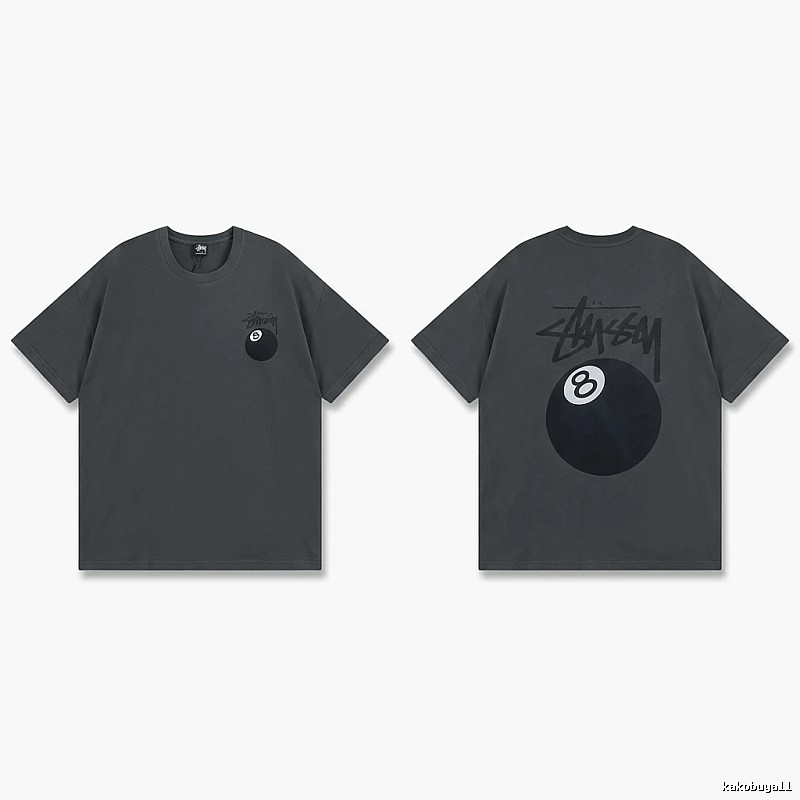 Stussy No.8 Retro Black T-shirt