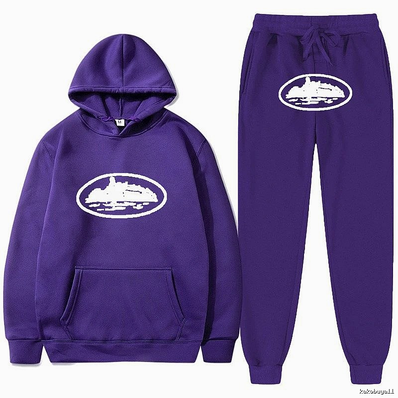 Stussy Purple Tracksuit Set Airport Outfit Logo