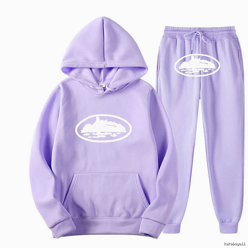 Stussy Purple Tracksuit Set Summer Styling Logo