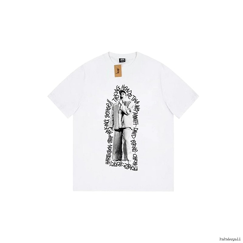 Stussy Resort Graphic T-shirt Black White Stussy for Travel Looks
