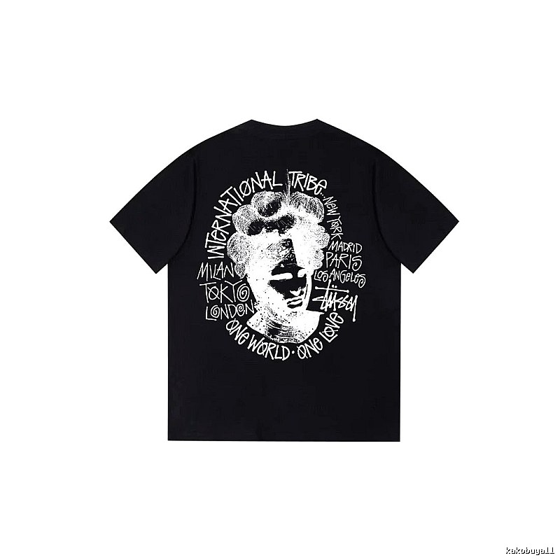 Stussy Weekend Graphic T-shirt Black White Stussy for Seasonal Looks