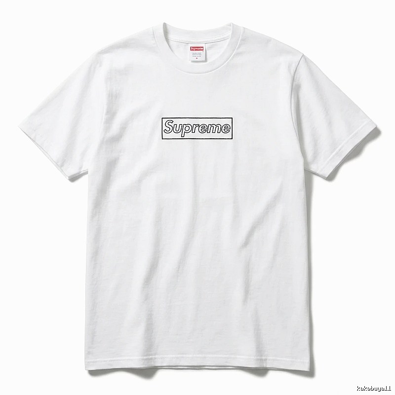 Supreme Basic Simple White T-shirt