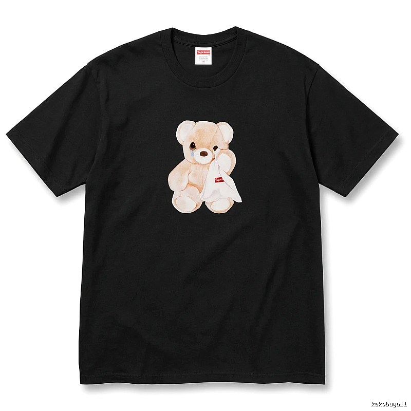Supreme Bear Print Black T-shirt