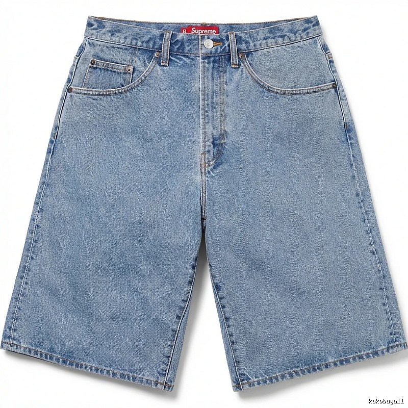 Supreme classic denim blue shorts