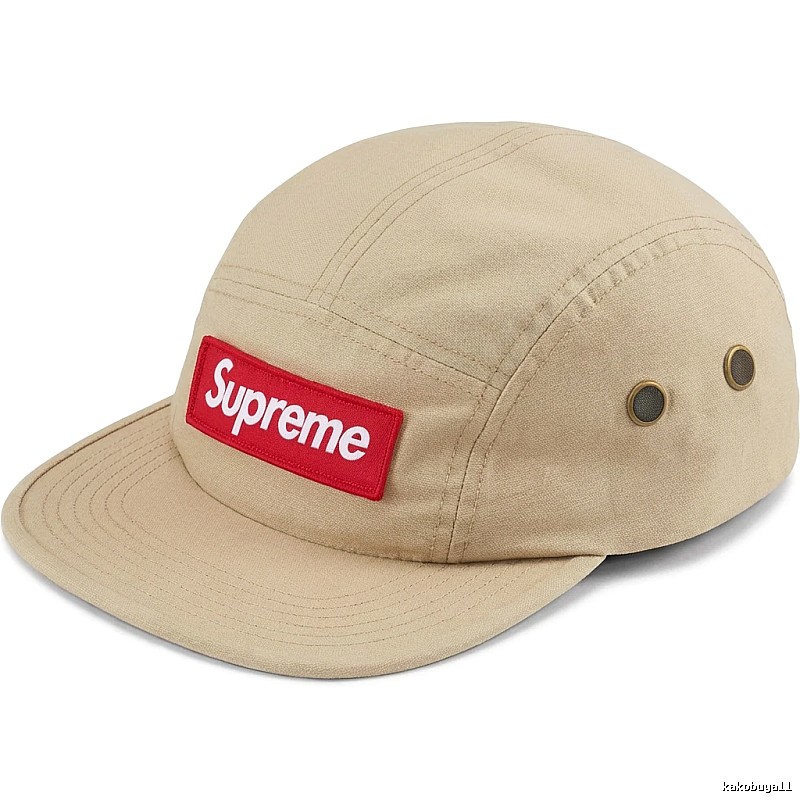 Supreme minimalist style khaki hat
