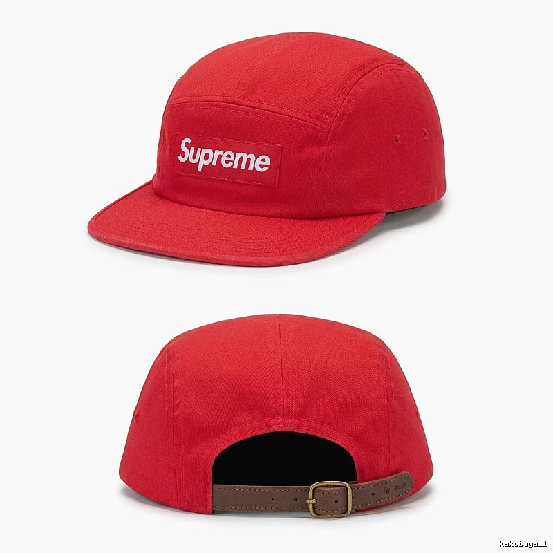 Supreme minimalist style red cap