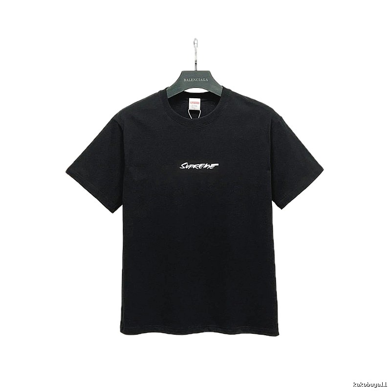 Supreme Printed Street-style Black T-Shirt
