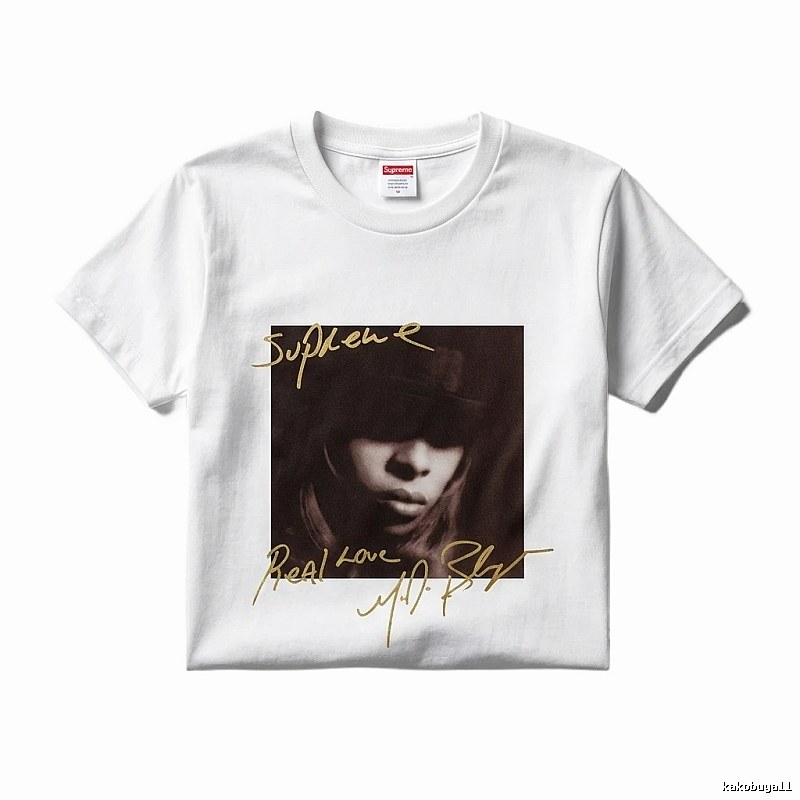 Supreme retro-style white T-shirt