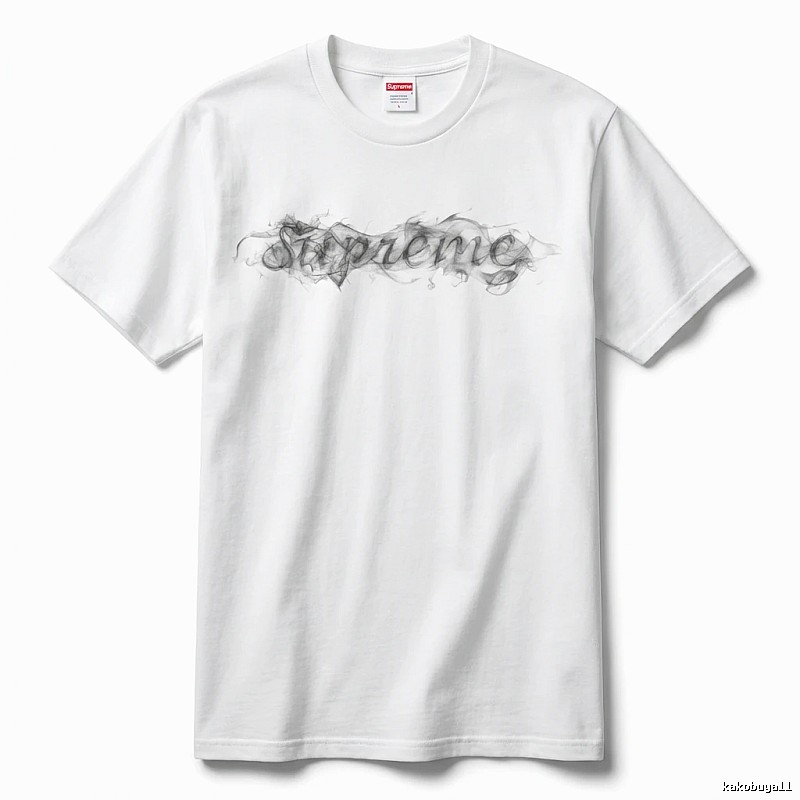Supreme Smoke Style White T-shirt