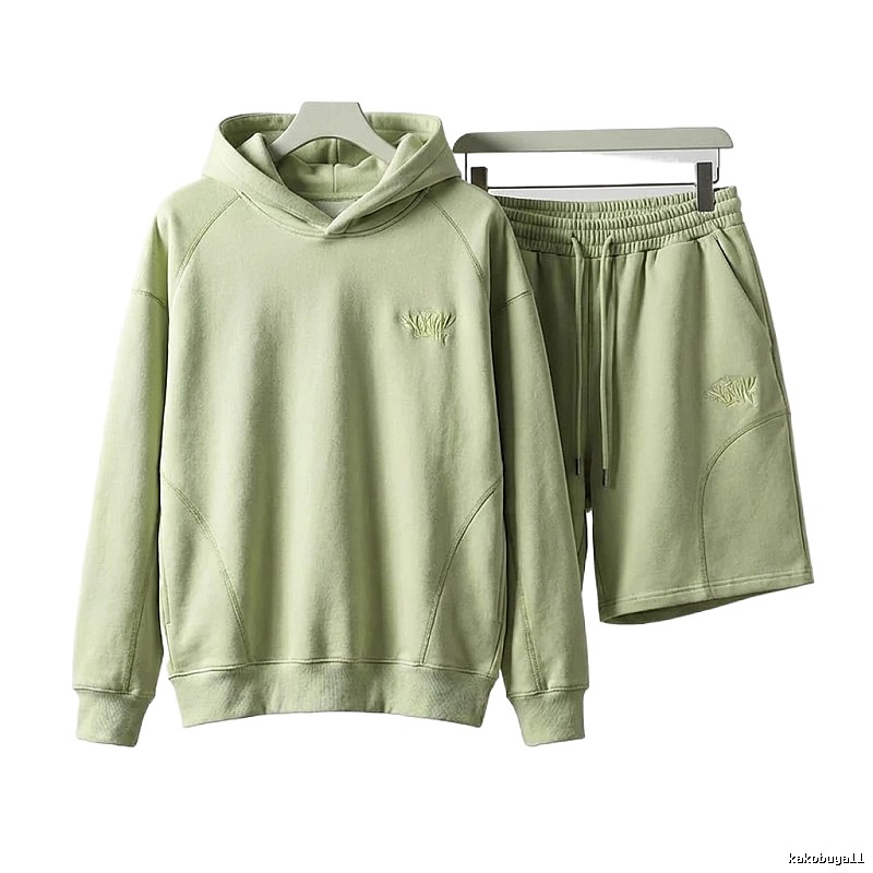 SynaWorld casual style light green suit