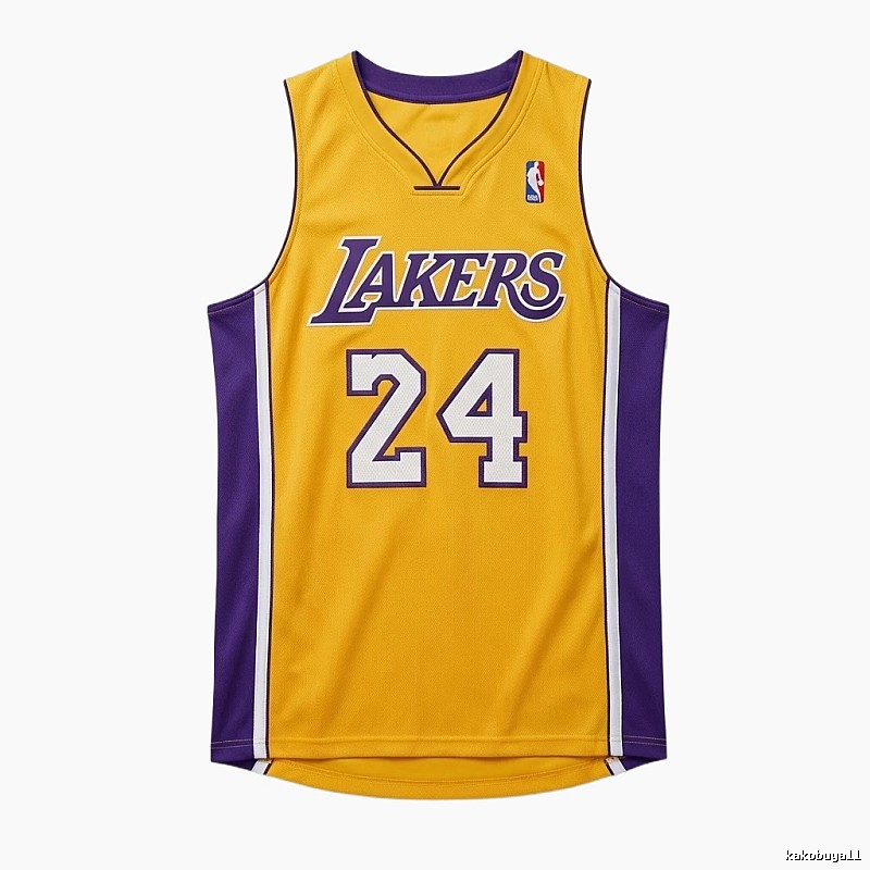 The No. 24 yellow jersey of the Los Angeles Lakers.