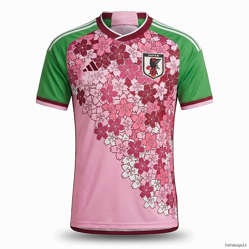 Tokyo Ghoul Cherry Blossom Style Pink and Green Jersey