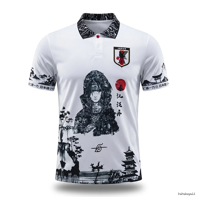 Tokyo Ghoul wind white short-sleeved shirt.