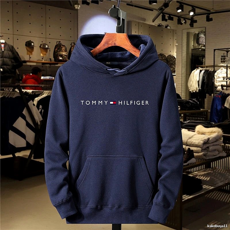Tommy Hilfiger Logo Detail Logo hoodie White Tommy Hilfiger with Relaxed Feel