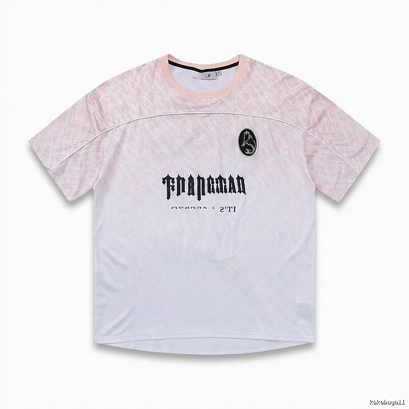 Trapstar Gradient Style Pink and White T-shirt