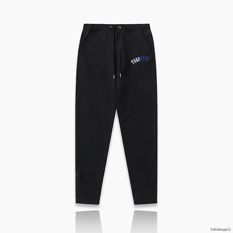 Trapstar minimalist style black sweatpants