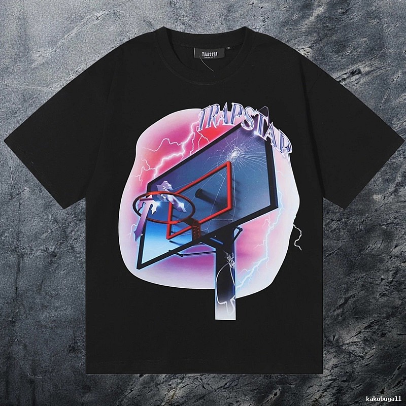 Trapstar Monogram Keys graphic T-shirt Black White Key for Layered Styling