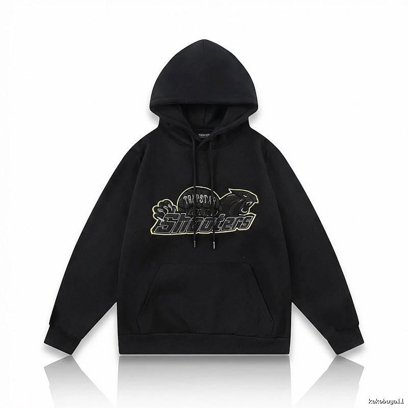 Trapstar Print Trendy and Cool Black Sweatshirt