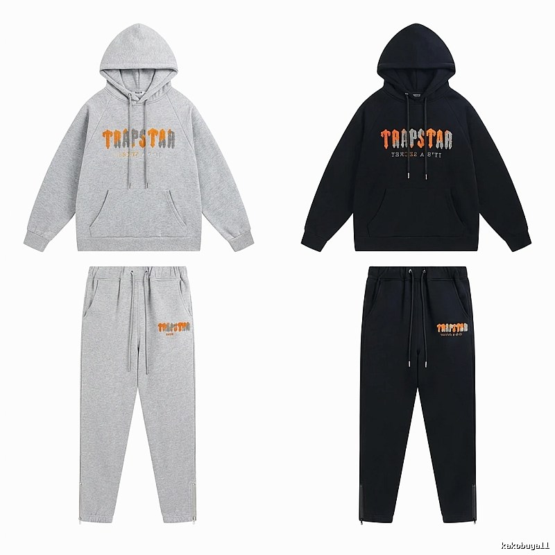 Trapstar Printed Streetwear Set (Grey/Black)