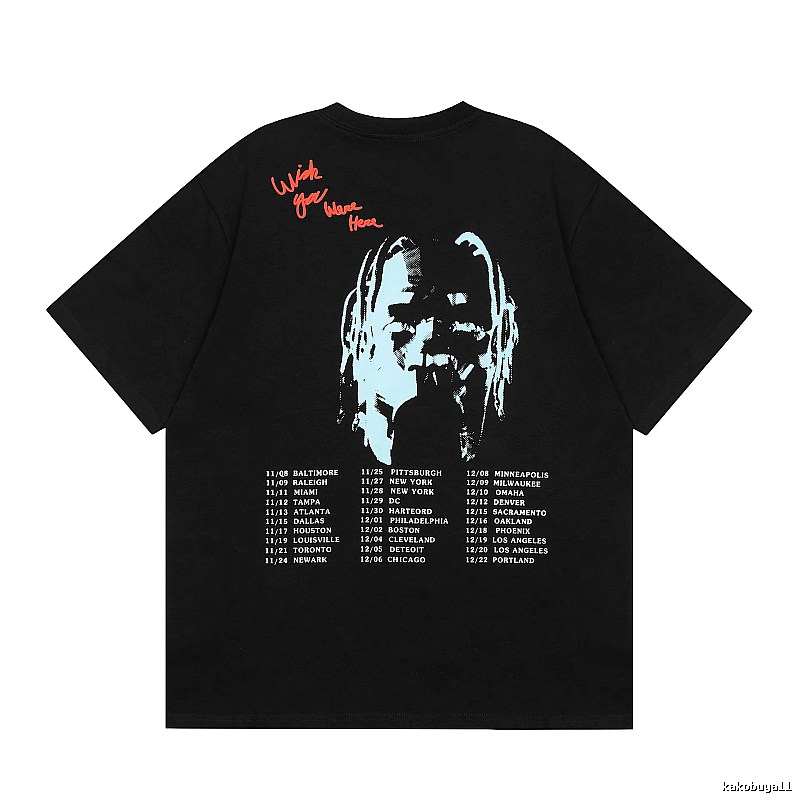 Travis Scott Weekend Graphic T-shirt Brown Travis Scott for Seasonal Looks