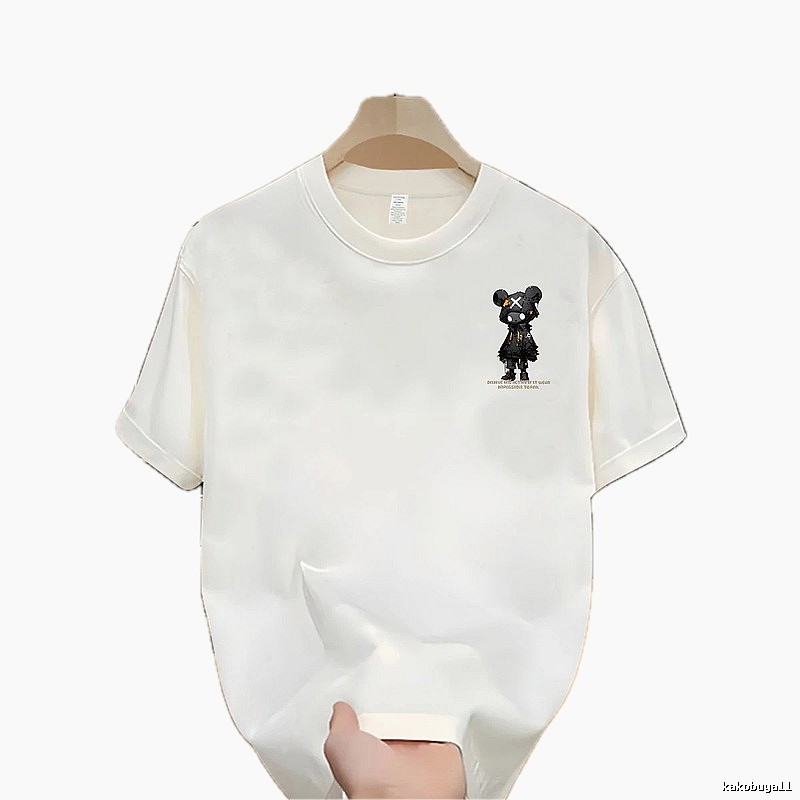 Trendy Brand Gloomy Bear Street Style White Short-sleeve T-shirt