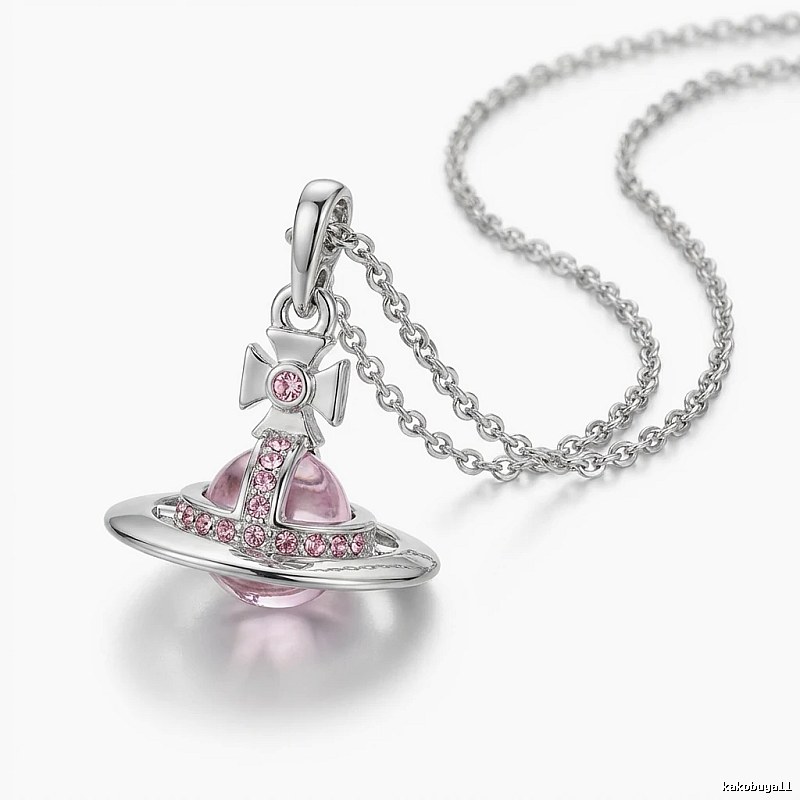 Vivienne Westwood Saturn series silver necklace