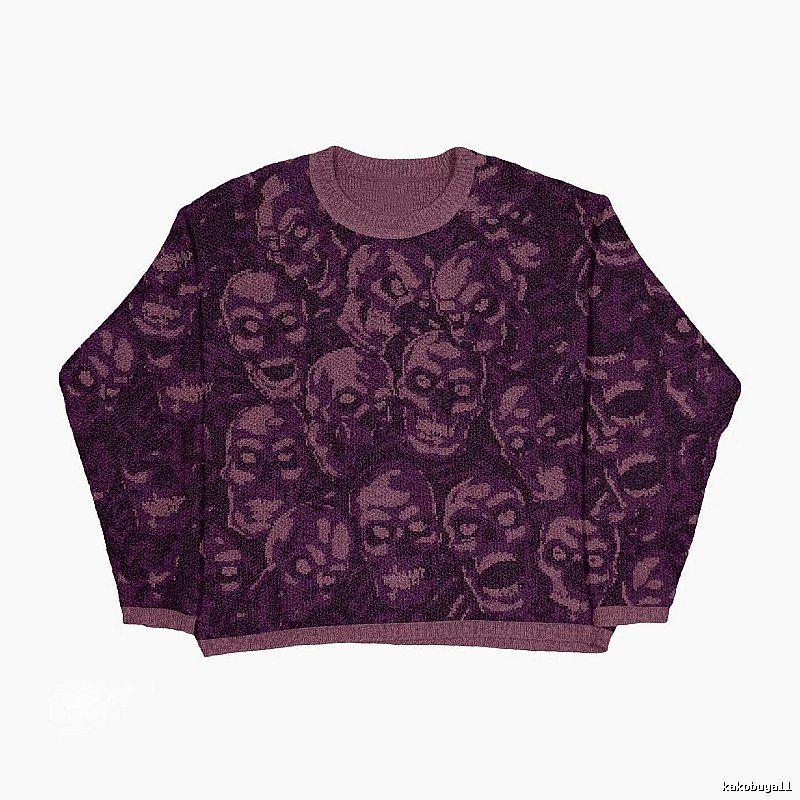 Weekend Anime graphic sweater Black Knit Top for Seasonal Looks